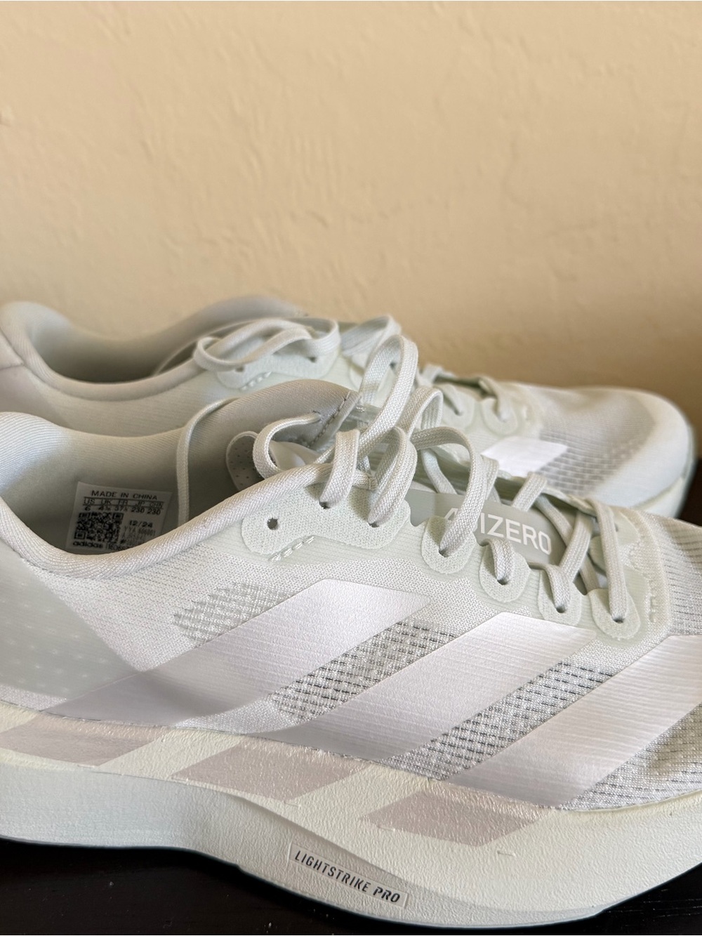 Adidas Adizero Crystal Jade Zero Metallic Running Shoes